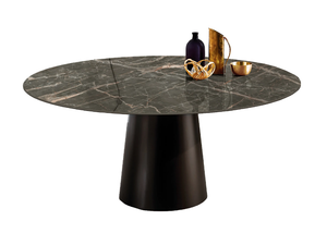 TOTEM - Round ceramic table - Table by Sovet italia
