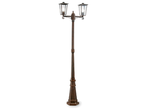 NOTORIUS - Die cast aluminium garden lamp post - Floor lamp by SOVIL