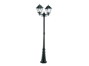 QUADRATA 396 - Lantern die cast aluminium garden lamp post - Floor lamp by SOVIL