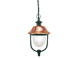 RUSTICA - Suspension lamp for outdoor in aluminum and copper - Ceiling lamp by SOVIL