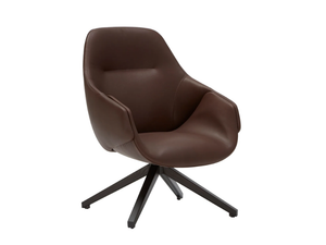 ANITA - Swivel leather armchair high-back - Armchair by SP01
