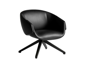 ANITA - Swivel leather armchair with armrests - Armchair by SP01