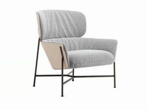 CARISTO - Fabric armchair with armrests - Armchair by SP01