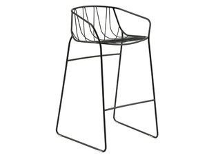 CHEE - Sled base high steel stool - Stool by SP01
