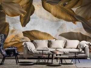 FOLIAGE WPN 400 - Panoramic Tropical wallpaper - Wallpaper by Spaghetti Wall
