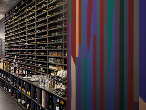 INTUITION WPN 125 - Striped panoramic wallpaper - Wallpaper by Spaghetti Wall