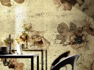 MORNING DREAMS WPN 409 - Panoramic wallpaper with floral pattern - Wallpaper by Spaghetti Wall