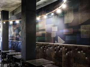 PATCHES WPN 124 - Geometric panoramic wallpaper - Wallpaper by Spaghetti Wall