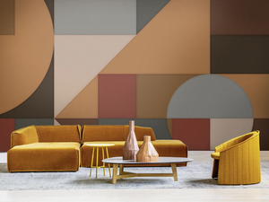 R1 FLAT WPN 126 - Geometric panoramic wallpaper - Wallpaper by Spaghetti Wall