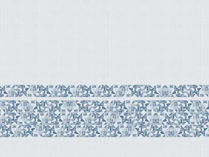 TILES WPN 136 - Geometric encaustic effect wallpaper - Wallpaper by Spaghetti Wall