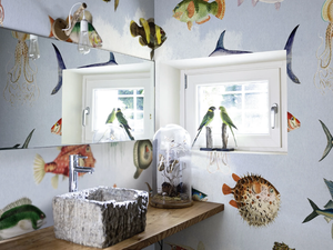 UNDER THE SEA WPN 111 - Motif panoramic wallpaper - Wallpaper by Spaghetti Wall