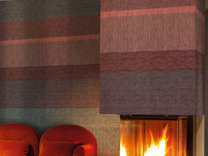 WOOL WPN 217 - Striped textile effect wallpaper - Wallpaper by Spaghetti Wall