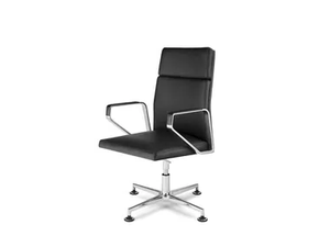 .PILOT 3101 - Leather executive chair with 4-spoke base - Accessories by Spiegels
