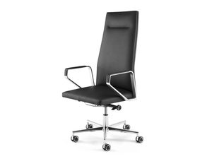 .PILOT PS100 - High-back office chair with 5-Spoke base - Accessories by Spiegels
