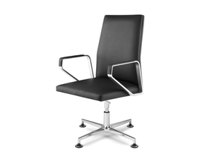 .PILOT PS1101 - Swivel training chair with 4-spoke base with armrests - Accessories by Spiegels