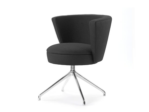.ROSSI RAC - Upholstered trestle-based chair - Accessories by Spiegels