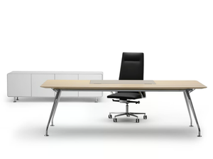 .SUN - Rectangular wooden executive desk - Accessories by Spiegels