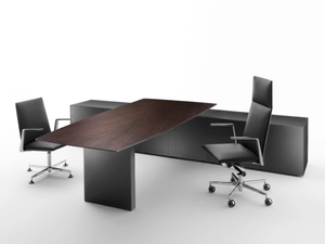 .TIME AIR - Height-adjustable rectangular office desk - Accessories by Spiegels