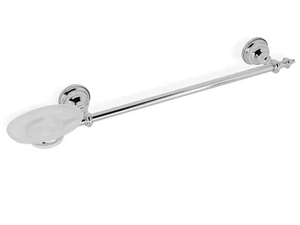 ELITE - Chromed brass soap dish / towel rack - Sanitary accessories by Stilhaus