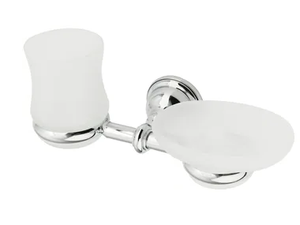 ELITE - Satin glass soap dish / toothbrush holder - Sanitary accessories by Stilhaus