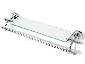 ELITE - Satin glass towel rack / bathroom wall shelf - Sanitary accessories by Stilhaus