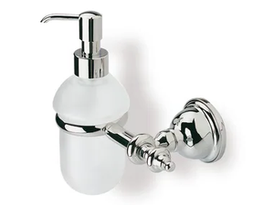 ELITE - Wall-mounted satin glass Bathroom soap dispenser - Sanitary accessories by Stilhaus