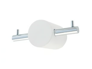 EQUILIBRIUM EQR 13 - Adhesive double resin and brass robe hook - Accessories by Stilhaus