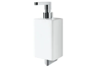 LIVING - Wall-mounted ceramic Bathroom soap dispenser - Sanitary accessories by Stilhaus