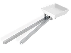 URANIA - Chromed brass soap dish / towel rack - Sanitary accessories by Stilhaus