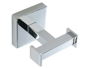 URANIA - Double chromed brass robe hook - Accessories by Stilhaus