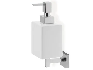 URANIA - Wall-mounted ceramic Bathroom soap dispenser - Sanitary accessories by Stilhaus