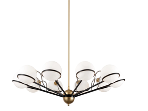 LIGHTING LAB 21031 - LED opal glass and metal chandelier - Ceiling lamp by Stillux