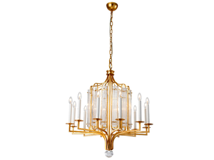 NEW DIRECTIONS 20615 - Iron and blown glass chandelier - Ceiling lamp by Stillux