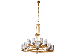 NEW DIRECTIONS 20621 - LED metal and blown glass chandelier - Ceiling lamp by Stillux