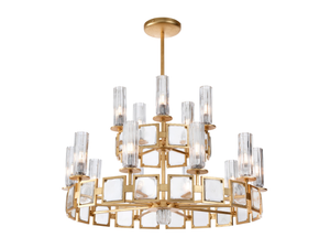NEW DIRECTIONS 20631 - LED metal and glass chandelier - Ceiling lamp by Stillux