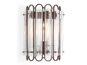 NEW DIRECTIONS 20817 - Metal and blown glass wall light - Wall lamp by Stillux