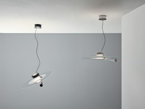 BASCULA - Glass pendant lamp - Ceiling lamp by Stilnovo