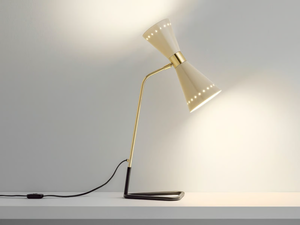 MEGAFONO - LED brass table lamp - Table lamp by Stilnovo