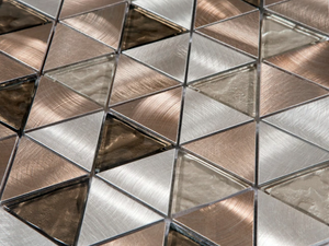 TRINITY - Aluminium mosaic - Wall tile-stone-brick by STON