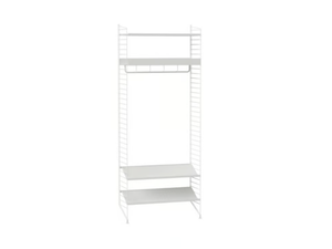 HALLWAY R - Sectional powder coated steel wardrobe with shoe rack - wardrobe by String Furniture