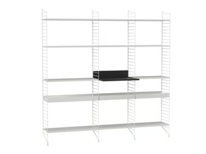 KITCHEN L - Open sectional powder coated steel bookcase - Kitchen cabinet by String Furniture