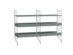 OUTDOOR A - Galvanized steel garden cabinet - Cabinet by String Furniture