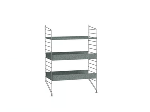 OUTDOOR B - Galvanized steel garden cabinet - Cabinet by String Furniture