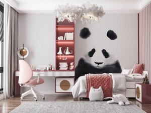 PANDA - Pop art kids wallpaper - Wallpaper by Studijo