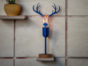 EDISON’S DEER - Handmade metal table lamp - Table lamp by Studio Beam