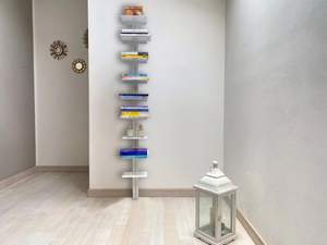 AMBROGIO - Open wall-mounted bookcase - Cabinet by STUDIO T