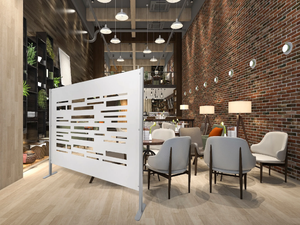 LASERWALL - Freestanding MDF office screen - Screens by STUDIO T