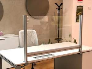 PROTECTOR - Polycarbonate desktop partition - Screens by STUDIO T