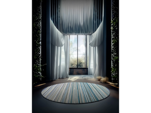 CLINAMEN - Round polyester fibre rug - Carpet by STYL’EDITIONS