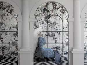 ESPLOSIONE - Trompe l'oeil wallpaper - Wallpaper by STYL’EDITIONS